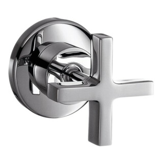 hansgrohe Kit de montage Axor Citterio vanne d'arrêt encastrée, avec poignée croix, chrome