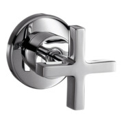 hansgrohe Kit de montage Axor Citterio vanne d'arrêt encastrée, avec poignée croix, chrome