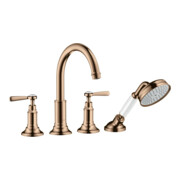 hansgrohe Kit de montage Axor Montreux 4 voies, avec levier, poli or rose