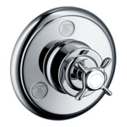 hansgrohe Kit de montage Axor Montreux encastré + sortie, avec croix, brossé