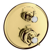 hansgrohe Kit de montage Axor Montreux encastré UP-THM, avec vidage + trop-plein, chrome, poli brillant