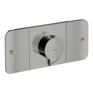hansgrohe Kit de montage Axor One mitigeur thermostatique encastré, 2 sorties, bleu poli