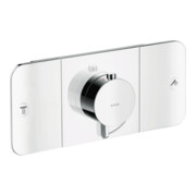 hansgrohe Kit de montage Axor One Thermostat encastré, 2 sorties, aspect acier inoxydable