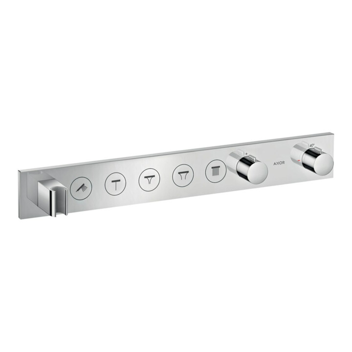 hansgrohe Kit de montage Axor Select module thermostat encastré, 5 utilisateurs, chrome