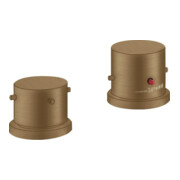 hansgrohe Kit de montage Axor Starck 2-L-BW-Rand, mitigeur thermostatique, bronze brossé