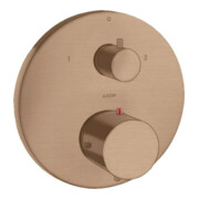 hansgrohe Kit de montage Axor Starck encastré UP-THM, avec vidage + trop-plein, brossé or rose