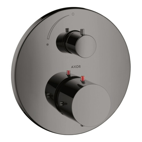 hansgrohe Kit de montage Axor Starck UP-THM, avec robinet d'arrêt, chrome noir poli