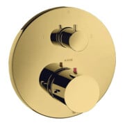 hansgrohe Kit de montage Axor Starck UP-THM, avec vidage + trop-plein, or poli optique