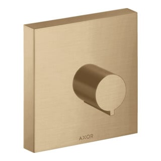 hansgrohe Kit de montage Axor Starck vanne d'arrêt encastrée, carré, bronze brossé