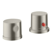 hansgrohe Kit de montage Axor Uno 2 voies mitigeur, avec thermostat, aspect acier inoxydable