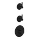 hansgrohe Kit de montage complet Axor One mitigeur thermostatique encastré 2 sorties mat noir