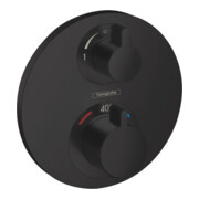 hansgrohe Kit de montage complet Ecostat S UP-THM, 2 utilisateurs, noir mat