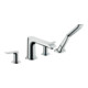 hansgrohe Kit de montage complet Metris Robinet de baignoire 4 trous, chrome-1