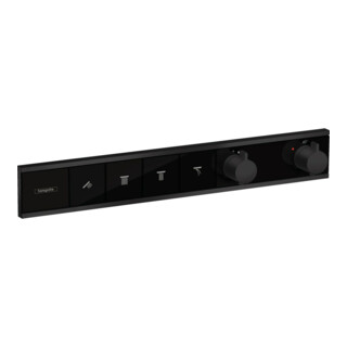 hansgrohe Kit de montage complet RainSelect UP-THM, 4 utilisateurs, noir mat