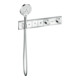 hansgrohe Kit de montage complet RainSelect UP-THM, avec douchette, 3 consommations, blanc/argenté-5