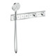 hansgrohe Kit de montage complet RainSelect UP-THM, avec douchette, 4 débits, blanc/acier inoxydable-2