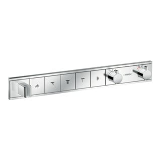 hansgrohe Kit de montage complet RainSelect UP-THM, avec douchette int., 5 consommations, chromé