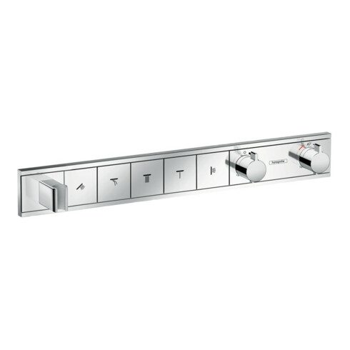 hansgrohe Kit de montage complet RainSelect UP-THM, avec douchette int., 5 consommations, chromé