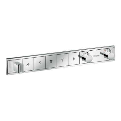 hansgrohe Kit de montage complet RainSelect UP-THM, avec douchette int., 5 consommations, chromé