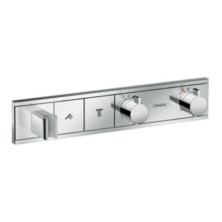 hansgrohe Kit de montage complet RainSelect UP-THM, avec douchette intégrée, 2 utilisations, chrome