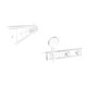 hansgrohe Kit de montage complet RainSelect UP-THM, avec douchette intégrée, 2 utilisations, chrome