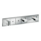 hansgrohe Kit de montage complet RainSelect UP-THM, avec douchette intégrée, 2 utilisations, chrome