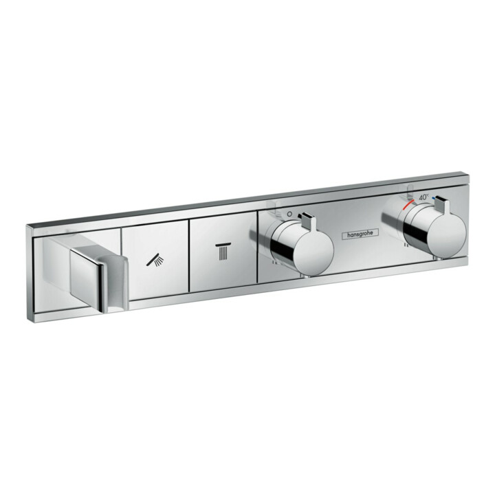hansgrohe Kit de montage complet RainSelect UP-THM, avec douchette intégrée, 2 utilisations, chrome
