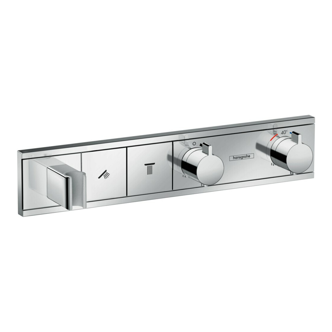 hansgrohe Kit de montage complet RainSelect UP-THM, avec douchette intégrée, 2 utilisations, chrome