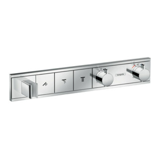 hansgrohe Kit de montage complet RainSelect UP-THM, avec douchette intégrée, 3 consommations, chrome