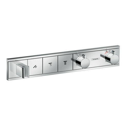 hansgrohe Kit de montage complet RainSelect UP-THM, avec douchette intégrée, 3 consommations, chrome