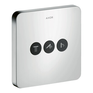 hansgrohe Kit de montage complet ShowerSelect encastré, pour 3 utilisateurs, softcube, chrome