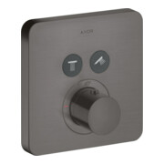 hansgrohe Kit de montage complet ShowerSelect UP-THM, 2 sorties, Softcube, brossé bleu vc