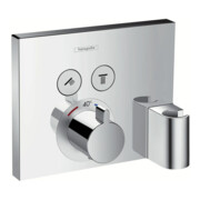 hansgrohe Kit de montage complet ShowerSelect UP-THM, 2 voies, avec mitigeur et douchette, chrome-1