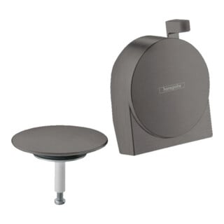 hansgrohe Kit de montage Exafill S Bec de baignoire, garniture vidage et trop-plein, bleu brossé