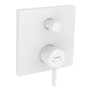 hansgrohe Kit de montage Finoris Mitigeur bain encastré, avec sécurité int., blanc mat