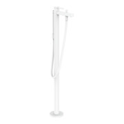 hansgrohe Kit de montage Finoris Mitigeur bain sur pied, blanc mat