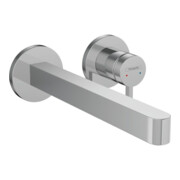 hansgrohe Kit de montage Finoris Mitigeur lavabo encastré, pour montage mural, bec 228 mm, chrome