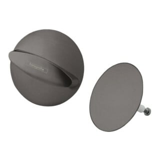 hansgrohe Kit de montage Flexaplus Garniture de vidage/ trop-plein, chrome brossé bleu