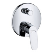 hansgrohe Kit de montage Focus mitigeur baignoire encastré, avec sécurité, chrome-1