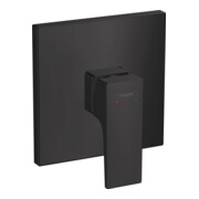 hansgrohe Kit de montage Metropol encastré EHM, avec levier, 1 sortie, noir mat
