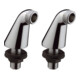 hansgrohe Kit de montage pour robinetterie de baignoire AP chromé