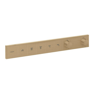 hansgrohe Kit de montage prêt à l'emploi RainSelect UP-THM, 5 utilisateurs, bronze brossé