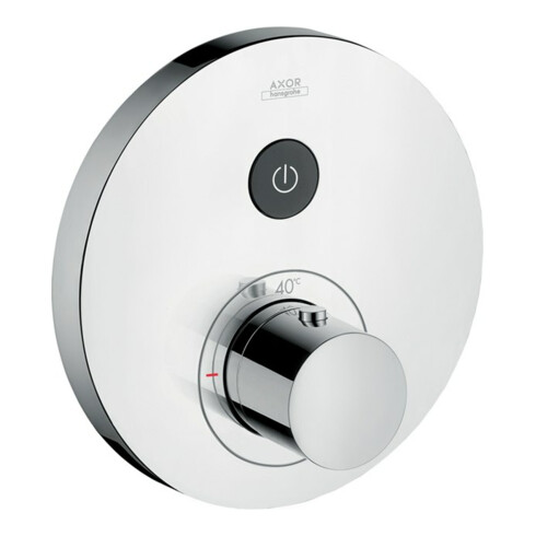 hansgrohe Kit de montage prêt à l'emploi ShowerSelect UP-THM, 1 voie, rond, nickel brossé