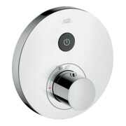 hansgrohe Kit de montage prêt à l'emploi ShowerSelect UP-THM, 1 voie, rond, nickel brossé