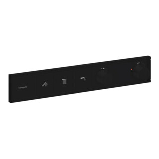hansgrohe Kit de montage prêt à l’emploi RainSelect UP-THM, 3 utilisateurs, noir mat