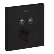 hansgrohe Kit de montage prêt à l’emploi ShowerSelect UP-THM, 2 sorties, carré, noir mat