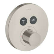 hansgrohe Kit de montage prêt à l’emploi ShowerSelect UP-THM, 2 sorties, rond, aspect inox