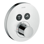 hansgrohe Kit de montage prêt à l’emploi ShowerSelect UP-THM, rond, 2 utilisateurs, chrome