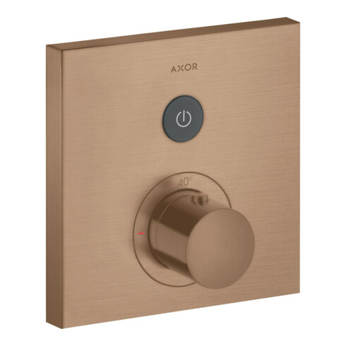 hansgrohe Kit de montage prêt ShowerSelect UP-THM, 1 sortie, angle, or rouge brossé