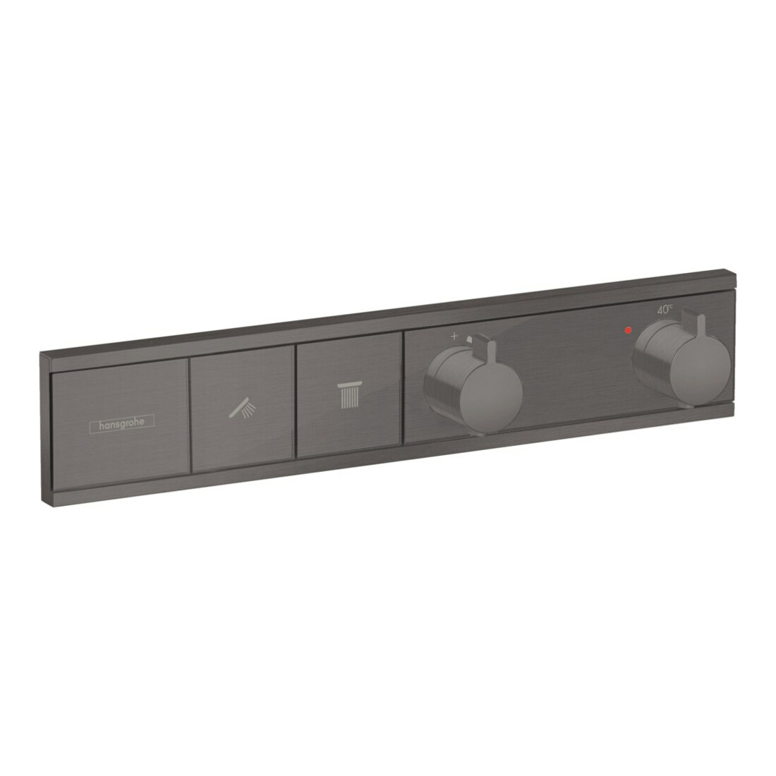 hansgrohe Kit de montage RainSelect UP-THM, 2 sorties, chrome noir brossé